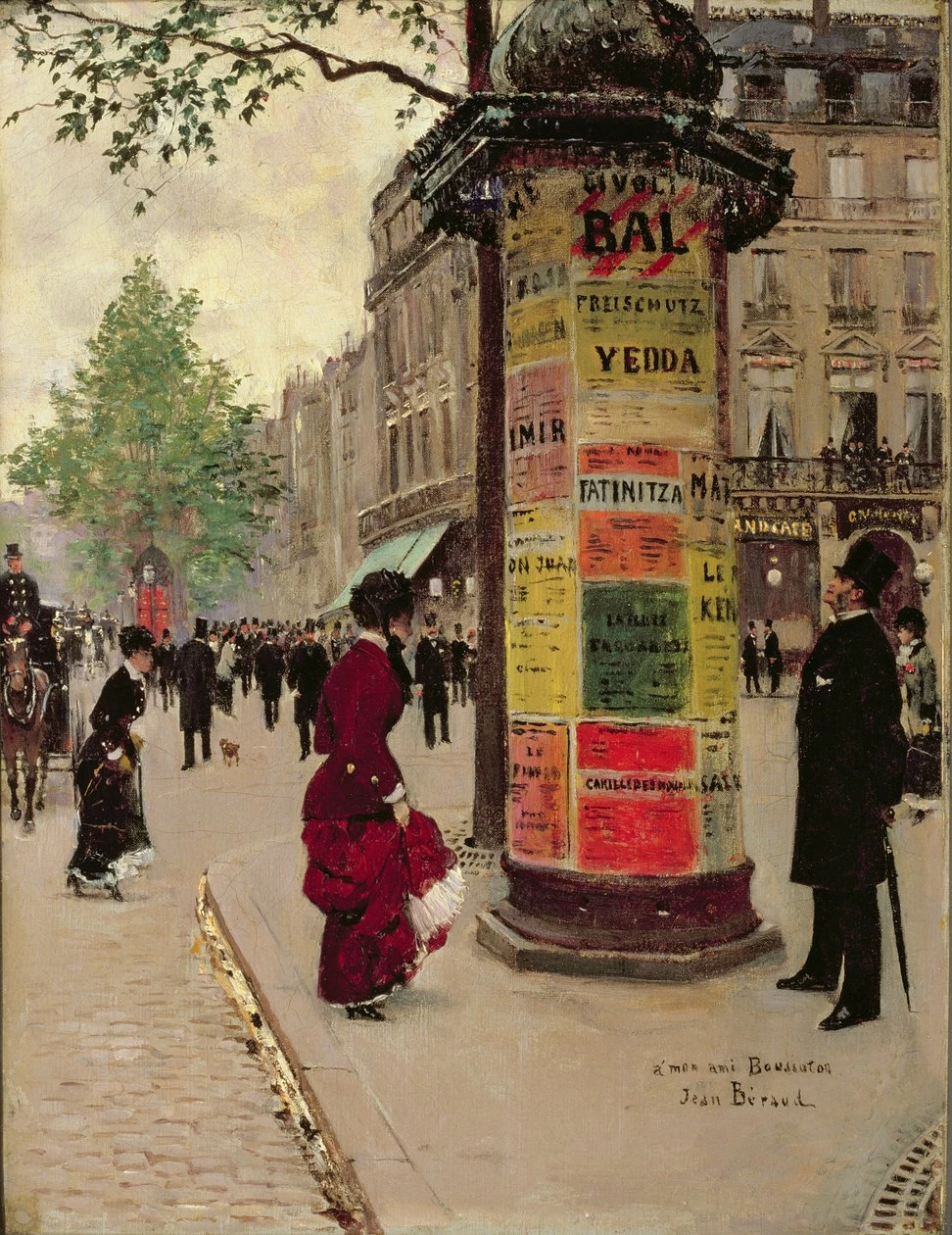 La Colonne Morris, primi anni 1880 - Museo Carnavalet